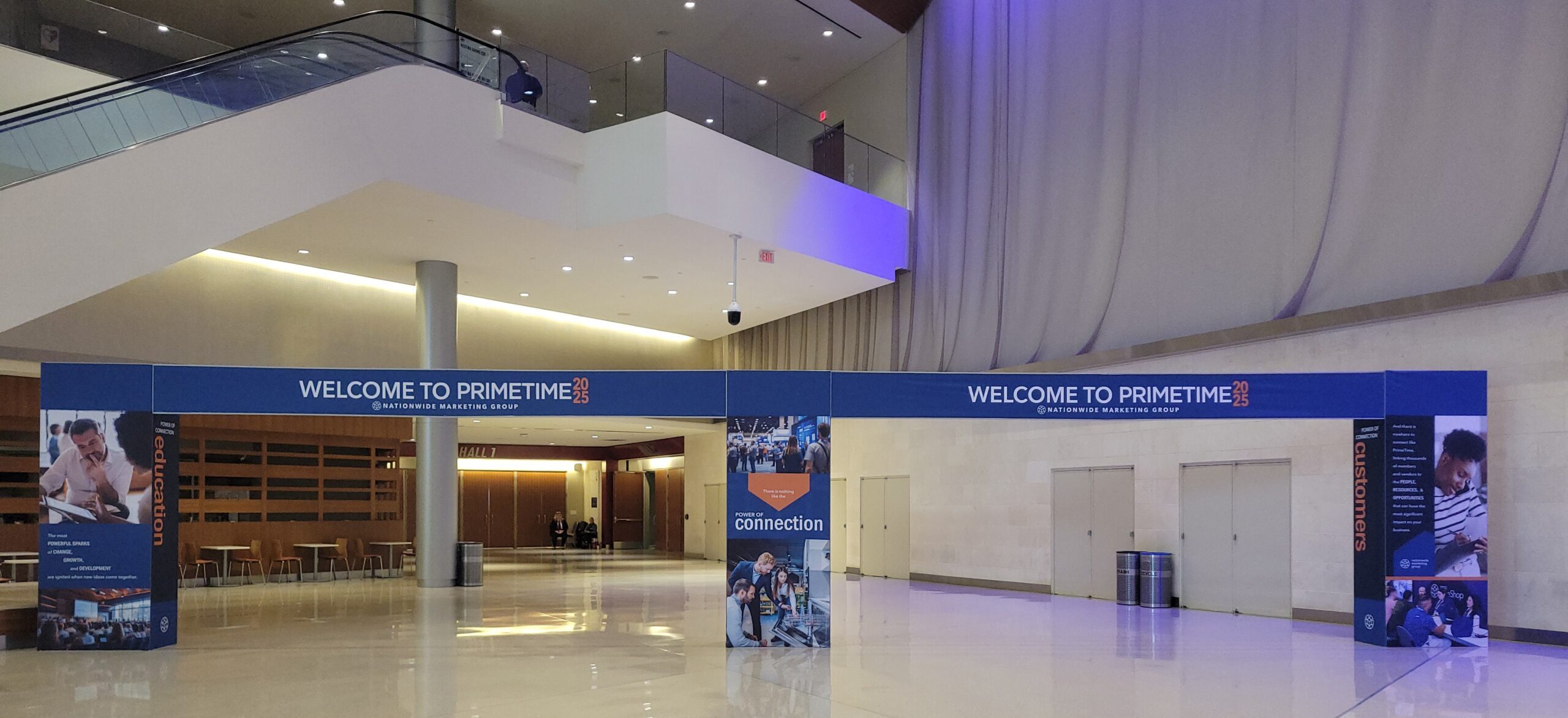 PrimeTime expo signage