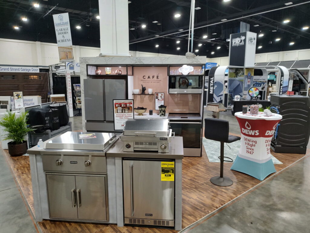 Appliance home show booth