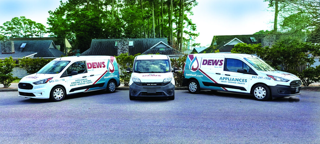 Appliance service vans