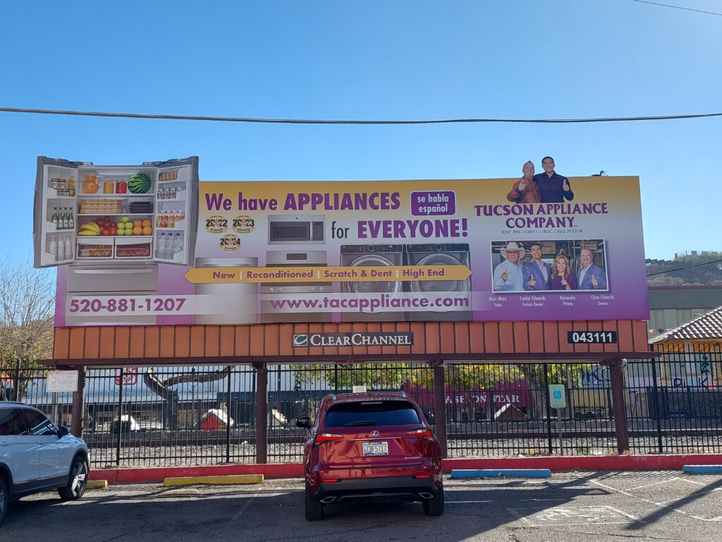 Tucson Appliance billboard