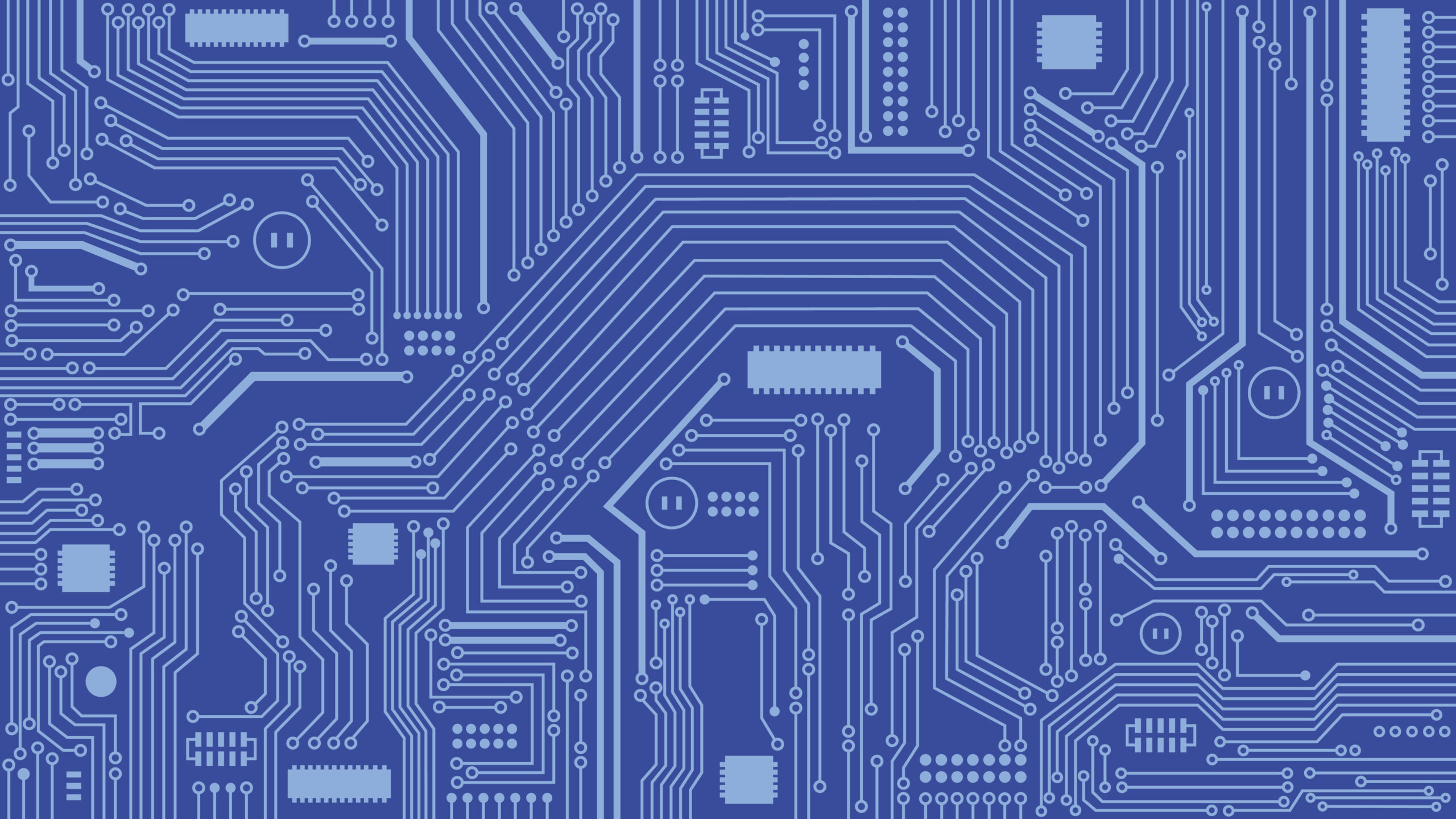 Vector Illustration of Circuit Board